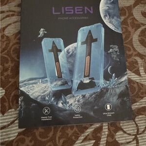 Clear Blue Tablet/Phone Adhesive Mount - Blue